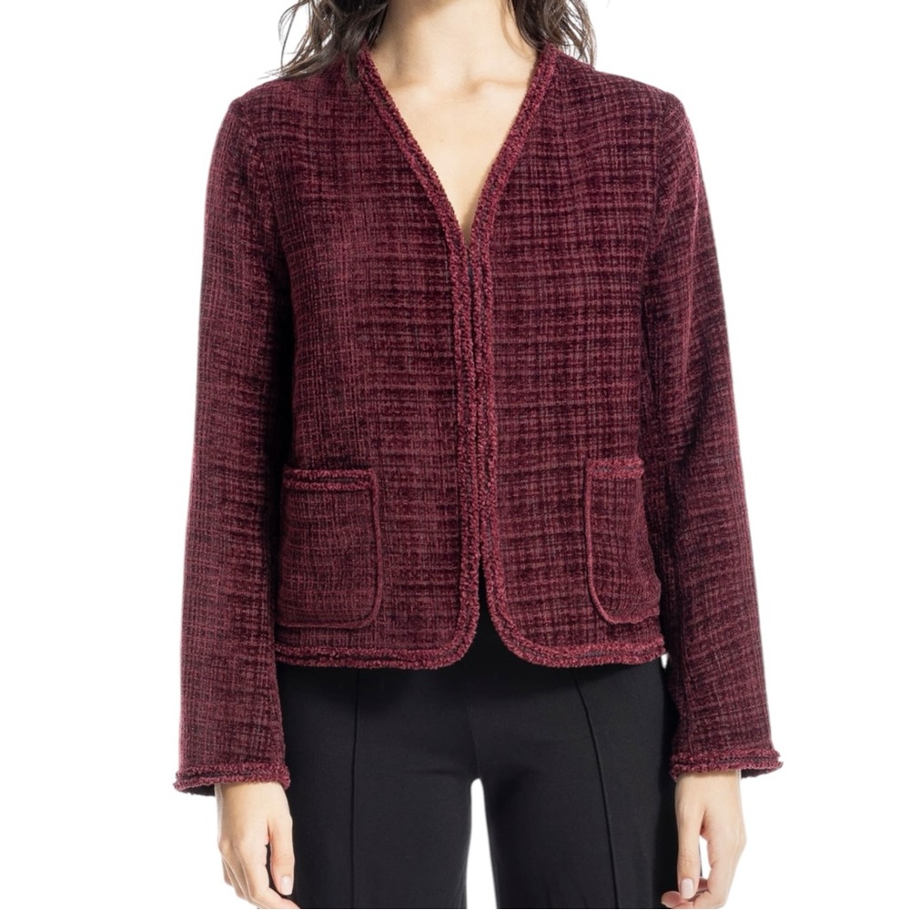 FLAW Max Studio Crosshatch Tweed Jacket